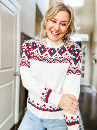 Deck the Halls Cozy Knit Sweater