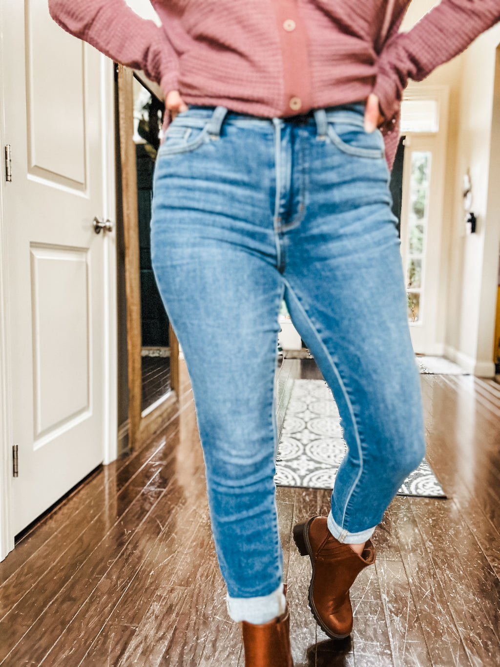 Judy Blue Thermal Skinny Jean main image 1