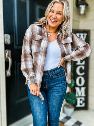 Falling For You Plaid Flannel - Mulitple Colors