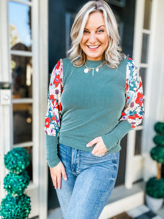 Better Than Usual Floral Detail Top