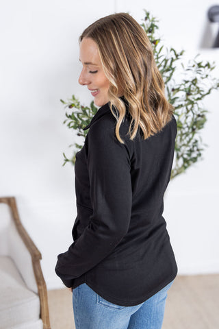 IN STOCK Mia Scuba Halfzip - Black