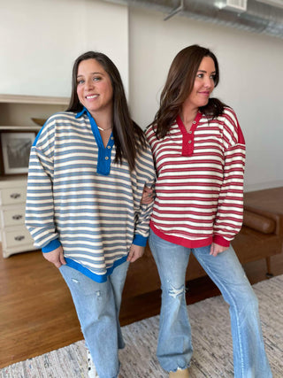 Beyond the Sea Striped Top in Three Colors