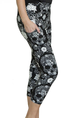 PREORDER: Soul Happy Capri Leggings with Pockets - Multiple Prints