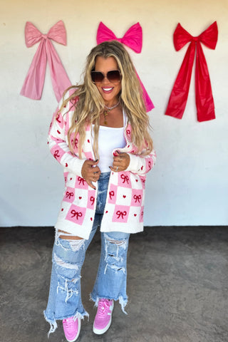 Valentines Cloud Cardigan