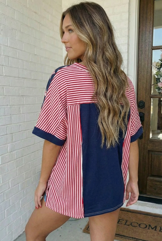 Stars and Stripes Forever Oversized Top