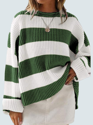 Simply Sweet Colorblock Striped Cozy Sweater