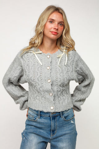 Winter Belle Button Down Sweater