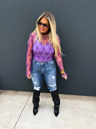 Valentine Roxy Lace Top in Five Colors