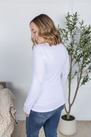 IN STOCK Alyssa Long Sleeve Top - White