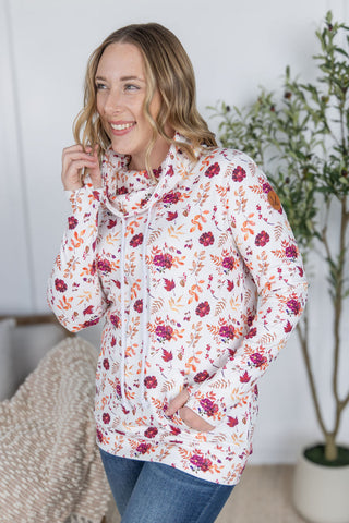 IN STOCK Soft Funnel Neck - Autumn Floral