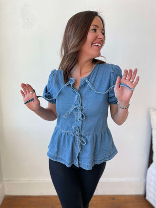 Sweet Escape Peplum Top
