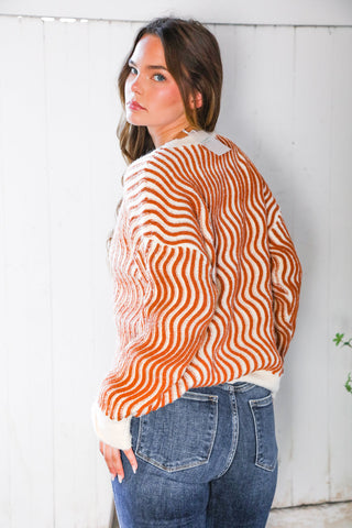 Cinnamon Swirls Cozy Pullover
