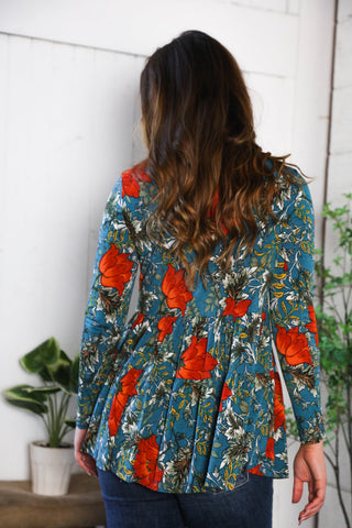 The Scarlet Fields Babydoll Blouse