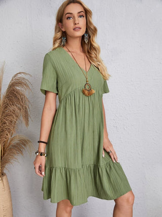 Country Heart Short Sleeve Dress