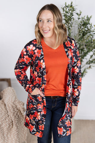 IN STOCK Classic Cardigan - Sunset Floral