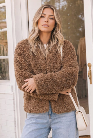 Teddy Bear Faux Fur Jacket