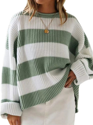 Simply Sweet Colorblock Striped Cozy Sweater