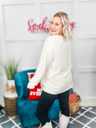 Sway This Way Ribbed Long Sleeve Knit Top