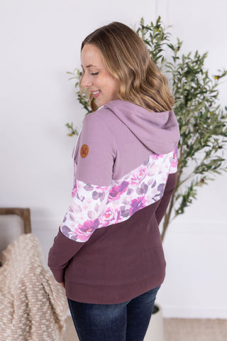 IN STOCK Colorblock Fullzip - Purple, Autumn Blossom, and Plum