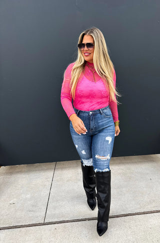 Valentine Roxy Lace Top in Five Colors