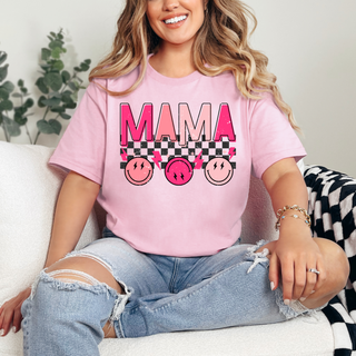 Matching Mama Graphic Tee in Pink