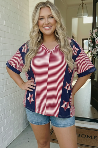 Stars and Stripes Forever Oversized Top