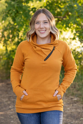 IN STOCK Classic Zoey ZipCowl Sweatshirt - Camel