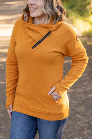 IN STOCK Classic Zoey ZipCowl Sweatshirt - Camel