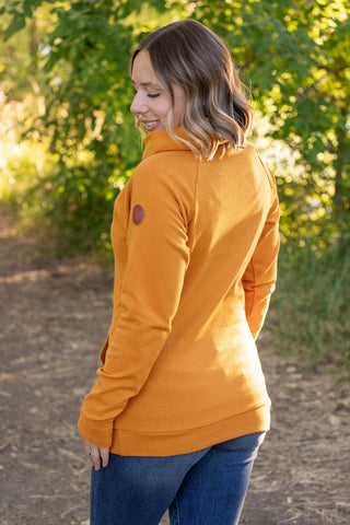 IN STOCK Classic Zoey ZipCowl Sweatshirt - Camel