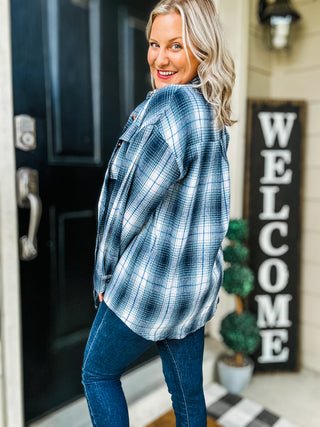 Falling For You Plaid Flannel - Mulitple Colors