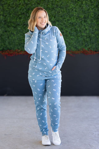 IN STOCK Classic Joggers - Teal Ribbons