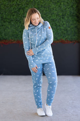 IN STOCK Classic Joggers - Teal Ribbons