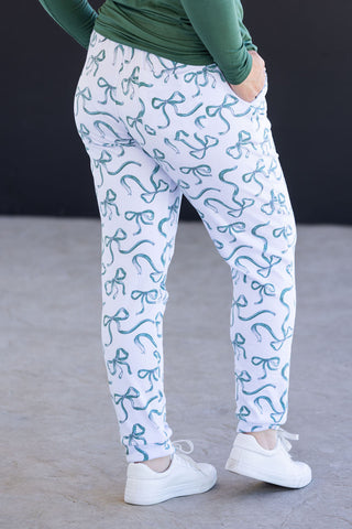 IN STOCK Classic Joggers - Green Ribbons