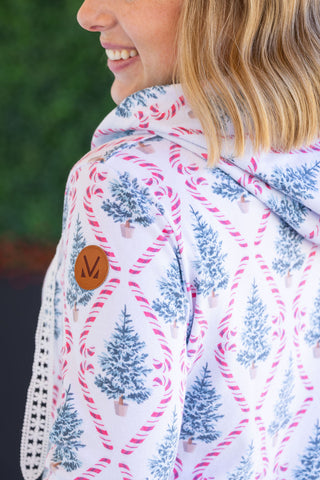 IN STOCK Hailey Pullover Hoodie - Candy Cane Lane