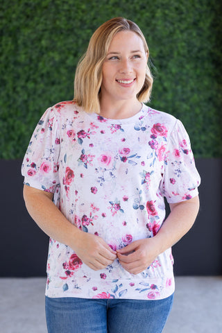 IN STOCK Katie Cozy Top - Pink Bloom