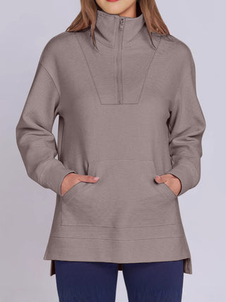 Soul Happy Longline Half-Zip Pullover