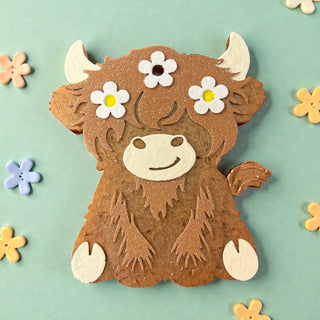 MADE TO ORDER Daisy Cow Freshie