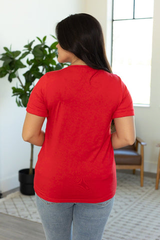 IN STOCK Sophie Pocket Tee - Red