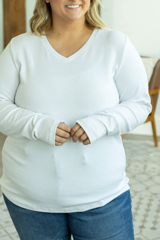 IN STOCK Leah Long Sleeve Top - White