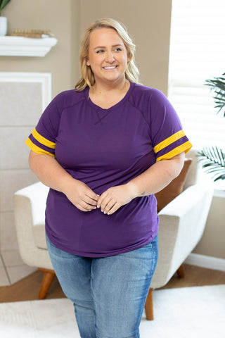 IN STOCK Kylie Tee - Minnesota Purple and Yellow