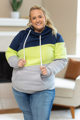 IN STOCK Lizzie Women's Hoodie | Seattle Navy, Lime, Grey