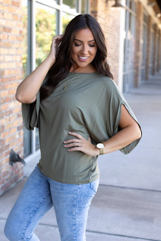 IN STOCK Darcy Dolman - Olive