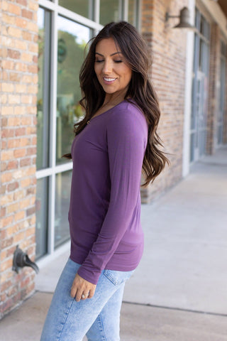 IN STOCK Larissa Long Sleeve - Purple