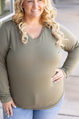 IN STOCK Larissa Long Sleeve - Olive