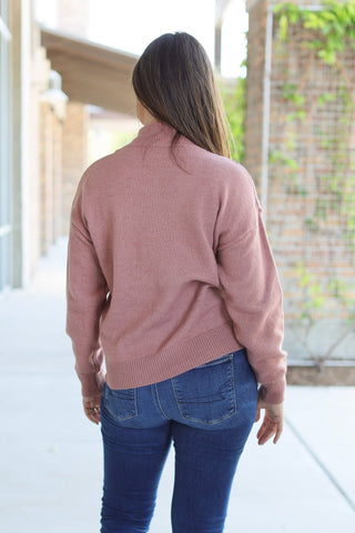 IN STOCK Molly Sweater - Mauve