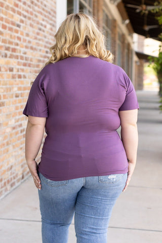 IN STOCK Chloe Cozy Tee - Purple