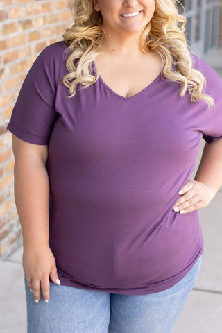 IN STOCK Chloe Cozy Tee - Purple