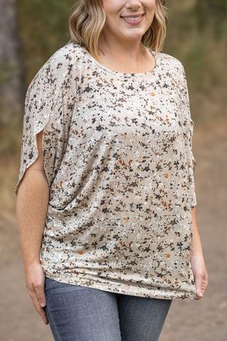 IN STOCK Darcy Dolman - Tan Micro Floral