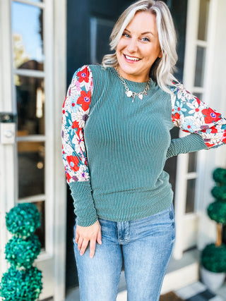 Better Than Usual Floral Detail Top