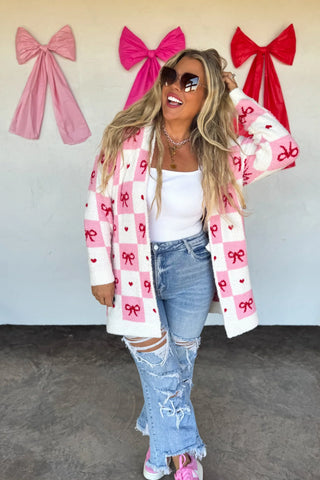 Valentines Cloud Cardigan
